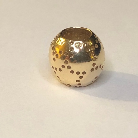 Retired Pandora Solid 14k Starlite Charm G585 Ale - Picture 4 of 8